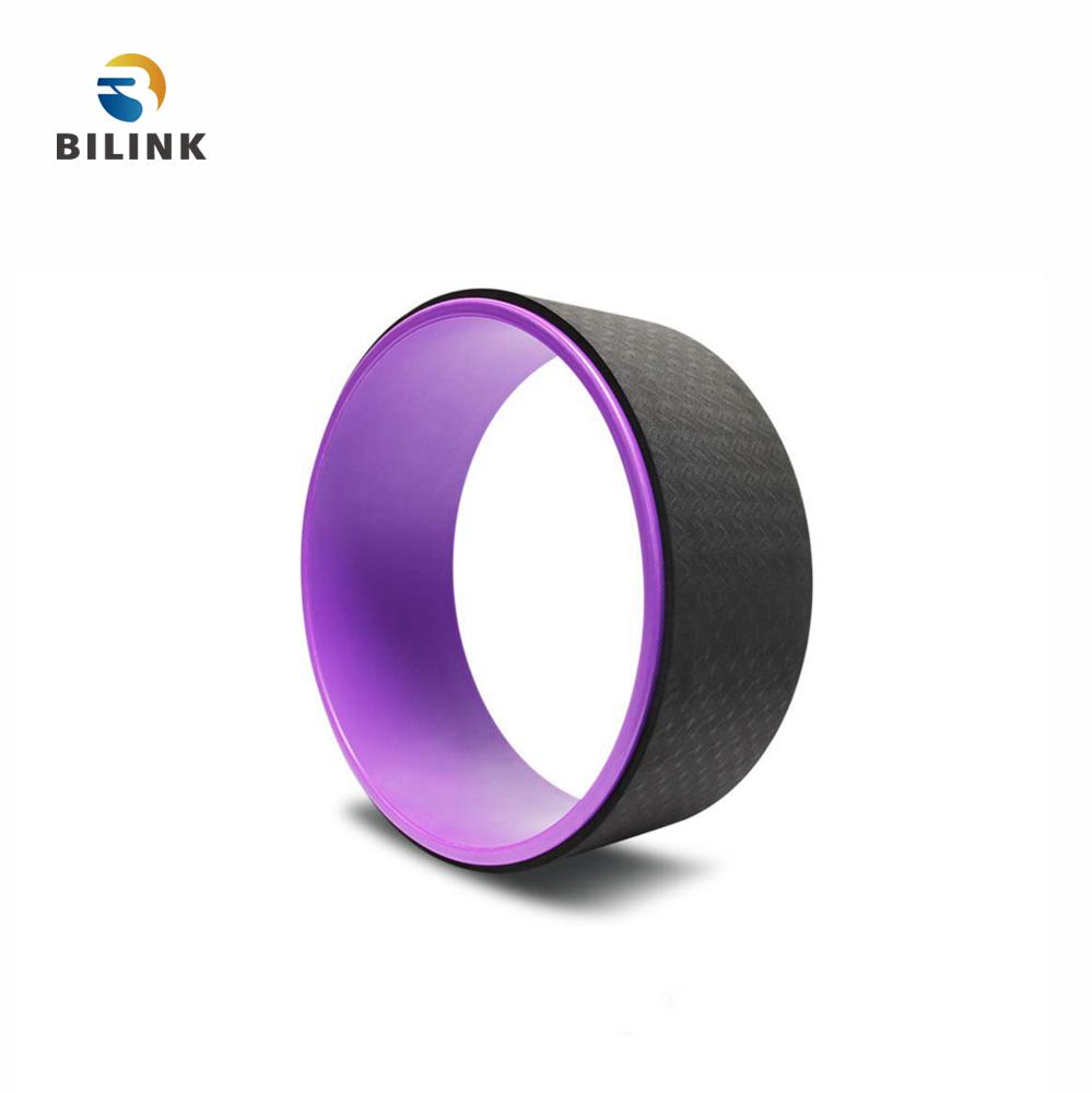 Bilink SWEAT-RESISTANT Sports Accessories Colorful 32x13cm TPE and ABS yoga wheel