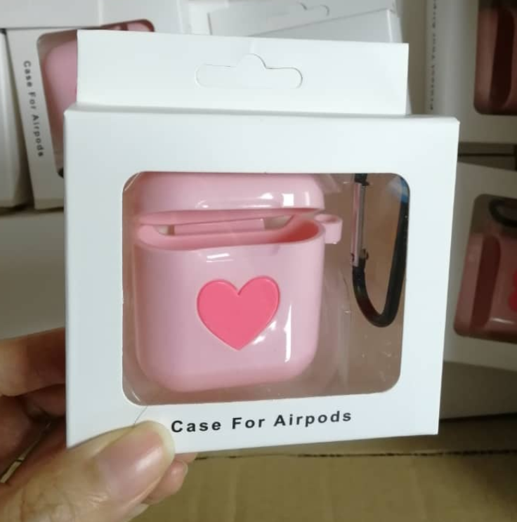 OEM симпатичные сердечки для девушек Airpods Air Pod беспроводные наушники сумки Коробка Чехол