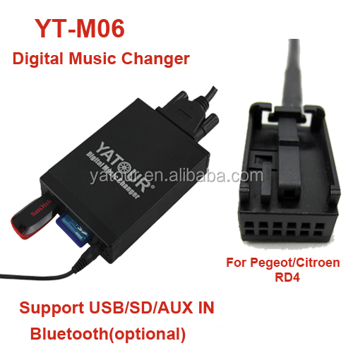 Yatour citroen автомобильный радиоприемник cd-yt-m06 б/у легкие шины can-bus цифровой музыки чейнджер