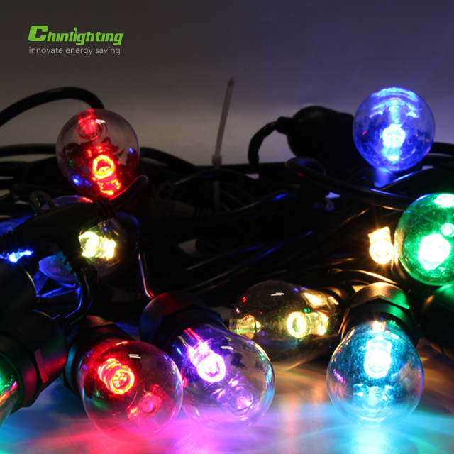 СВЕТОДИОДНАЯ Гирлянда Chinlighting s14 RGB для ландшафтного дизайна
