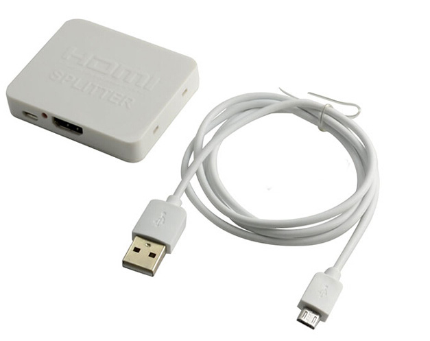 4K * 2K HD видео HDMI сплиттер 2 порта 1x2 HDMI сплиттер 1 в 2 выхода Поддержка full 3D 1080P/60 Гц