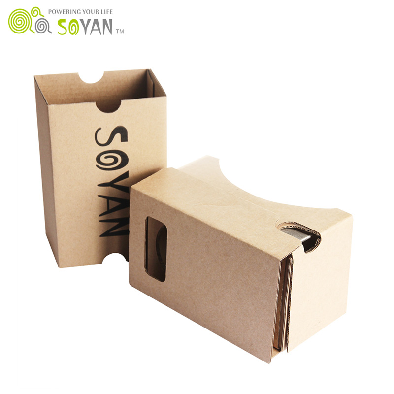 Очки виртуальной реальности VR Box 3d vr, очки виртуальной реальности google cardboard с объективом