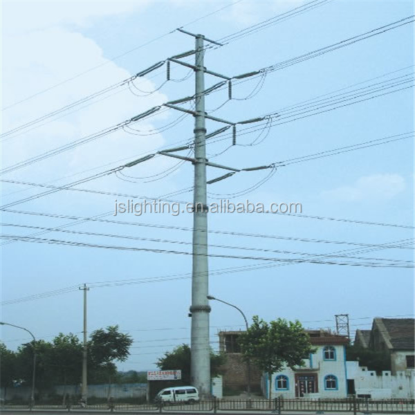 110KV линий стали полюс/стальные трубчатые полюс/стальная башня