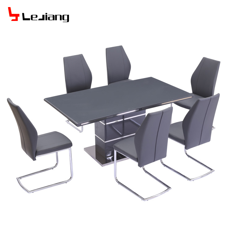 Free Sample 6 Seaters Chairs Elegant Wooden Nursing Home Top Dining Tables For Small Spaces Dining