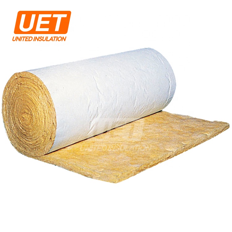 glass wool faced with white metalized scrim kraft glass wool mat manufacturer glass wool roll/felt/ balnket price