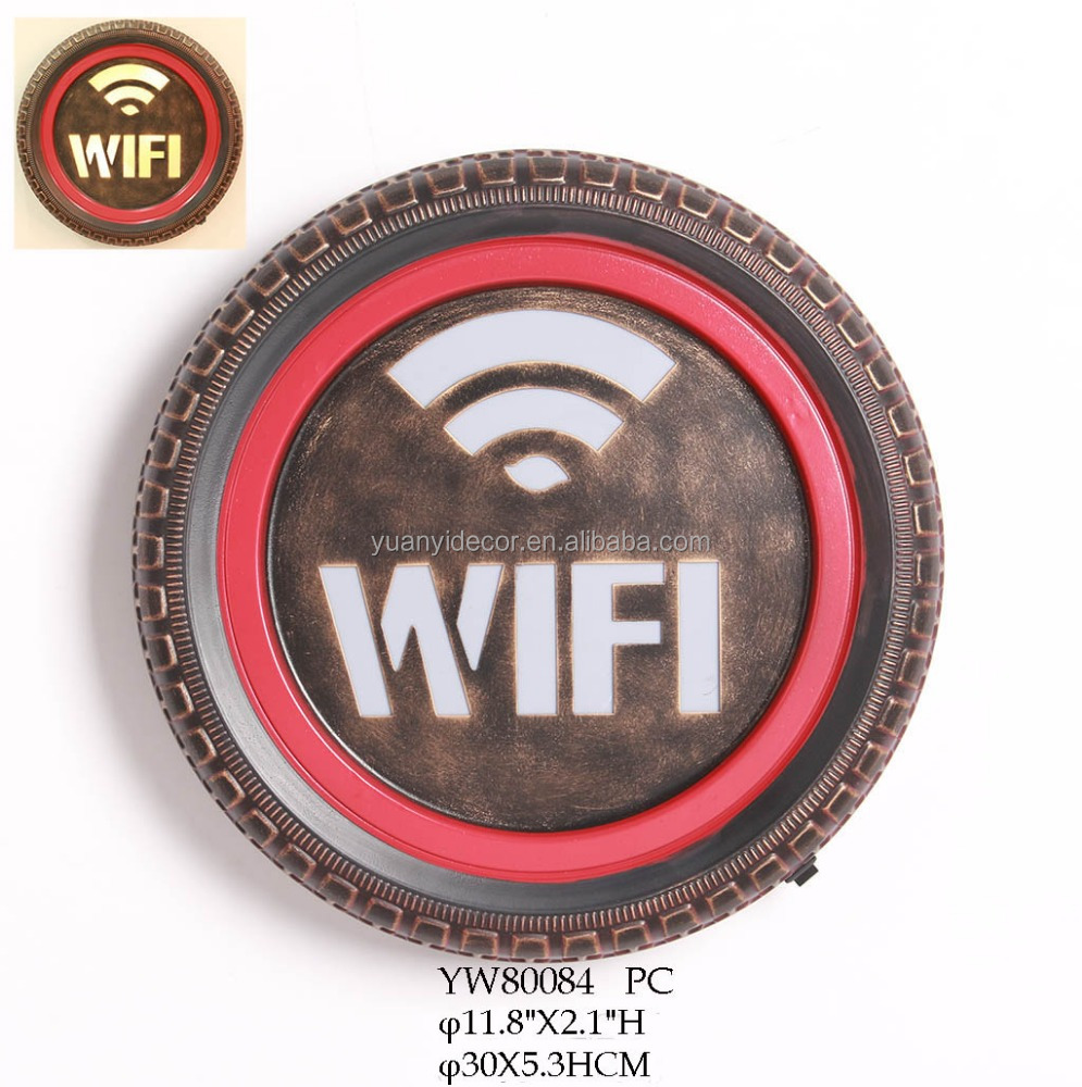 Лидер продаж, световой знак в форме шины Wifi VIP WC
