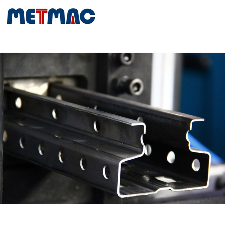 Heavy duty shelving rack decking forming machine
