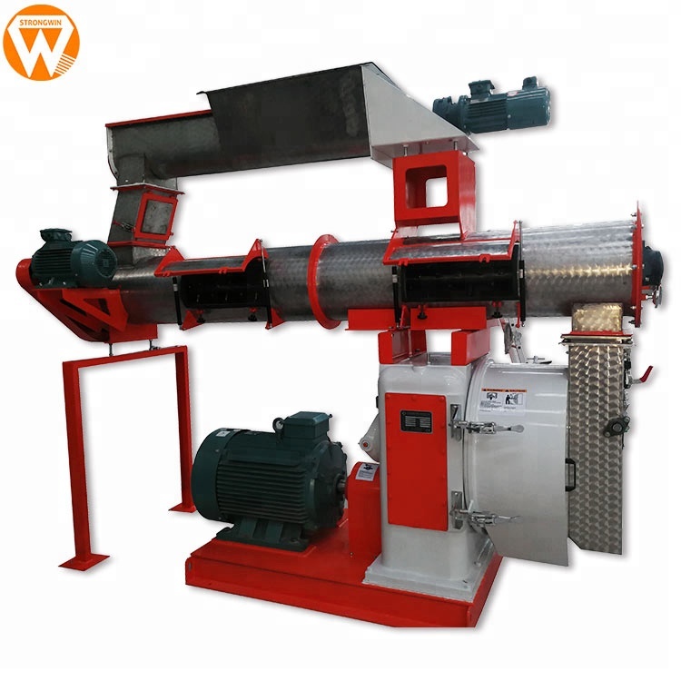 complete szlh 420 chicken feed pellet mill plant to make animal feed
