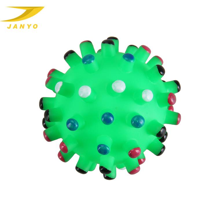Wholesale factory price squeaky funny jolly rubber chewing ball dog toy ball