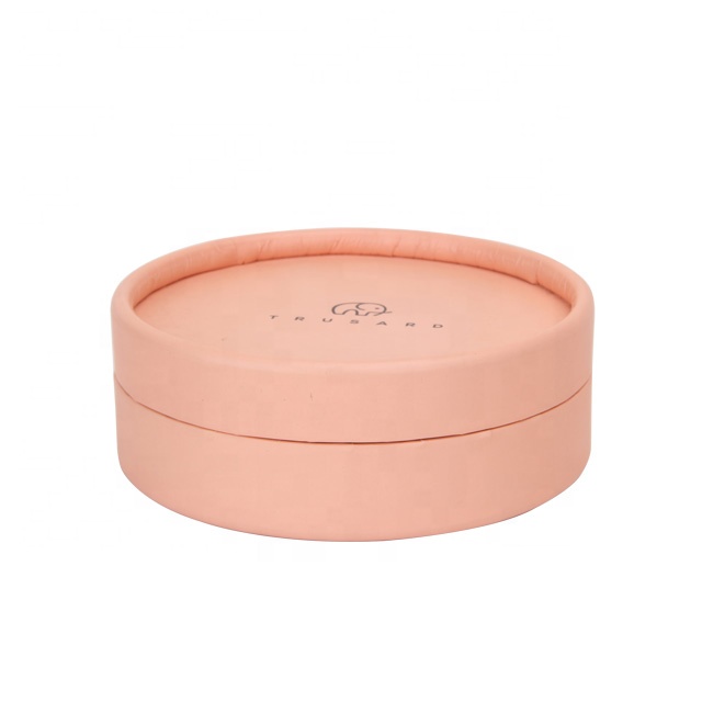 Custom Wholesale Cardboard Paper Round Jewelry Packaging Box with Logo