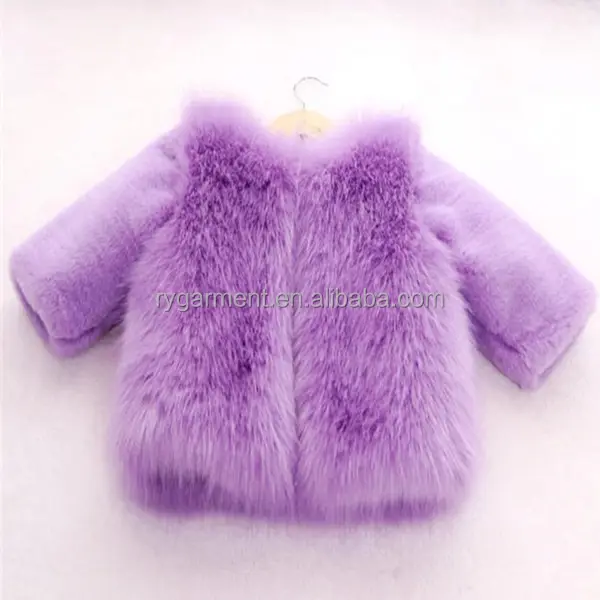 Меховое пальто для маленьких девочек, детская меховая парка, детское зимнее пальто