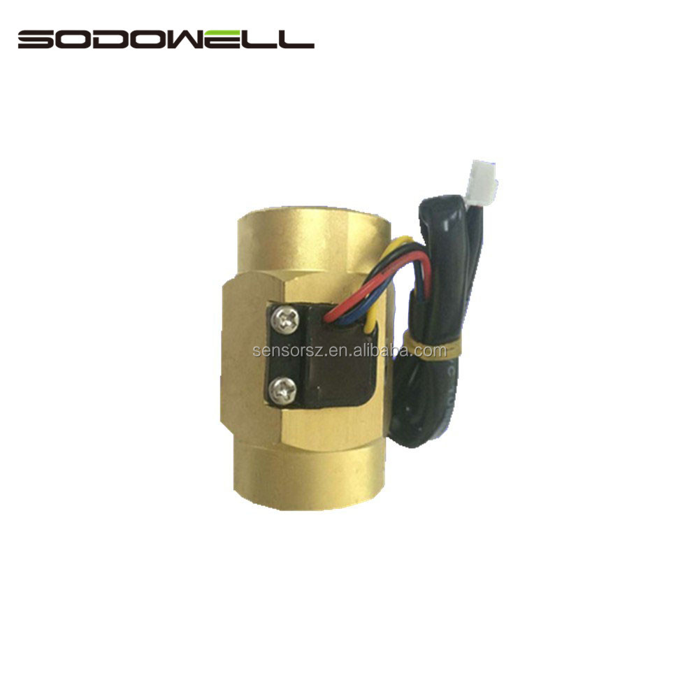 Латунный датчик расхода воды Sodowell 3/4 дюйма