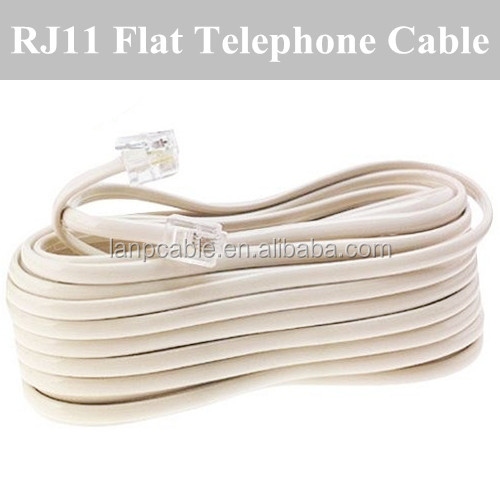 10 м 30ft RJ11 6P4C кабель Новый Телефон ADSL модем факс шнур 4 Pin тел