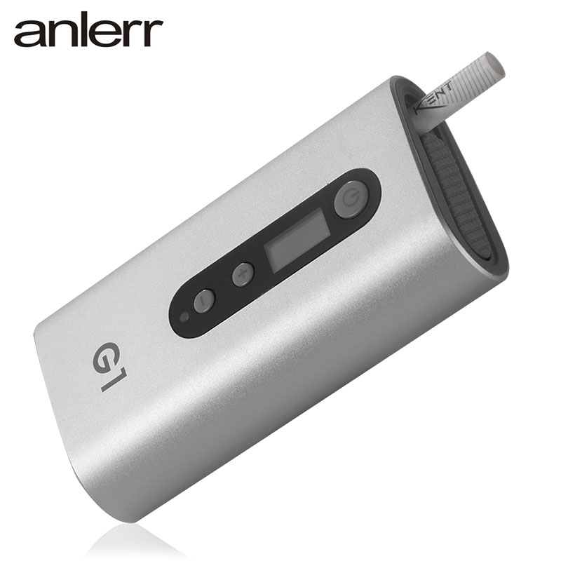 Anlerr Incomparable item heat not burn vapor G1 herb vaporizer electronic cigarette 2200mAh vape packaging