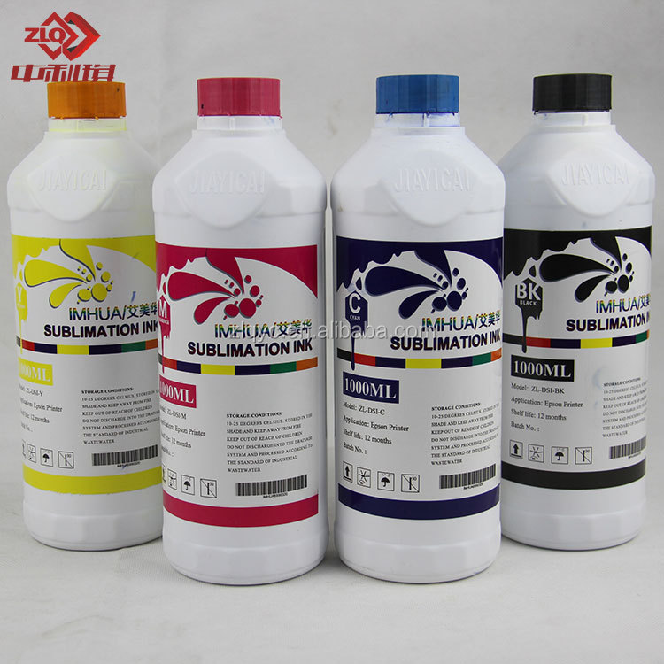 Heat transfer digital printing ink for inkjet printer CMYK 1000ml
