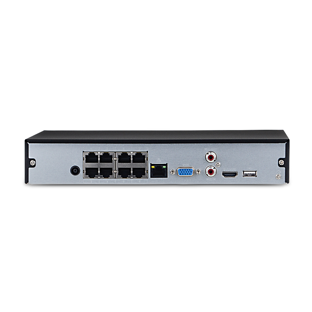 NVR4208-8P-4KS2 с поддержкой порта POE 4K POE H.265 2 SATA для профессиональной системы безопасности ip-камеры