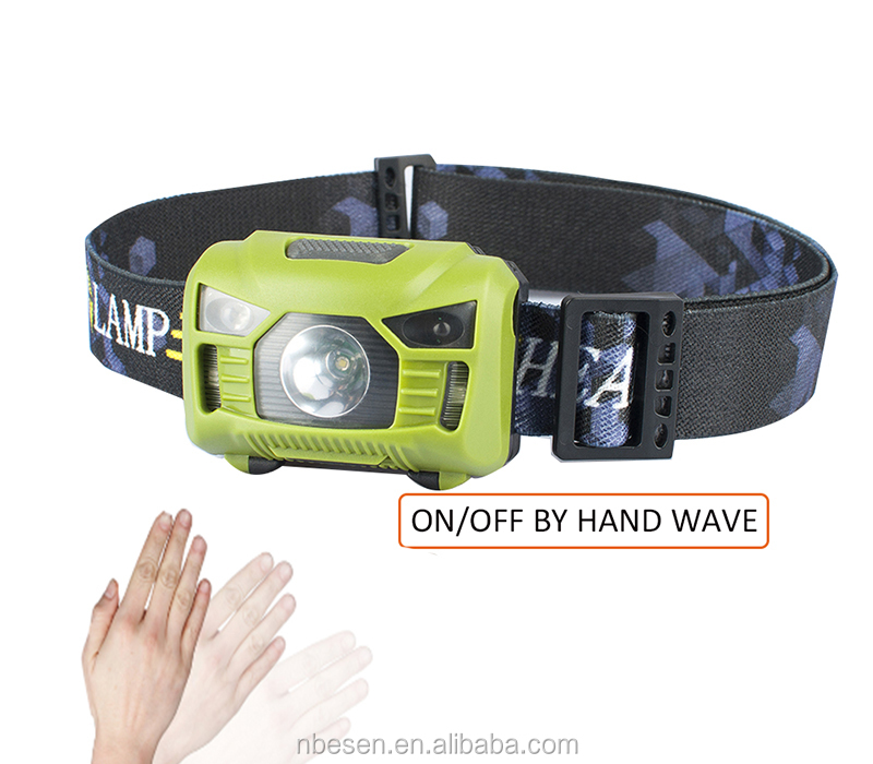 3 Вт высокий яркий Сухой батарея фара IP44 Водонепроницаемый headtorch