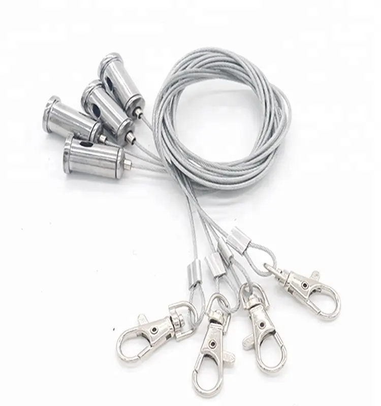 Wholesale Hardware Hook led Hanging Kit  With Cable Gripper Fitting Accessories