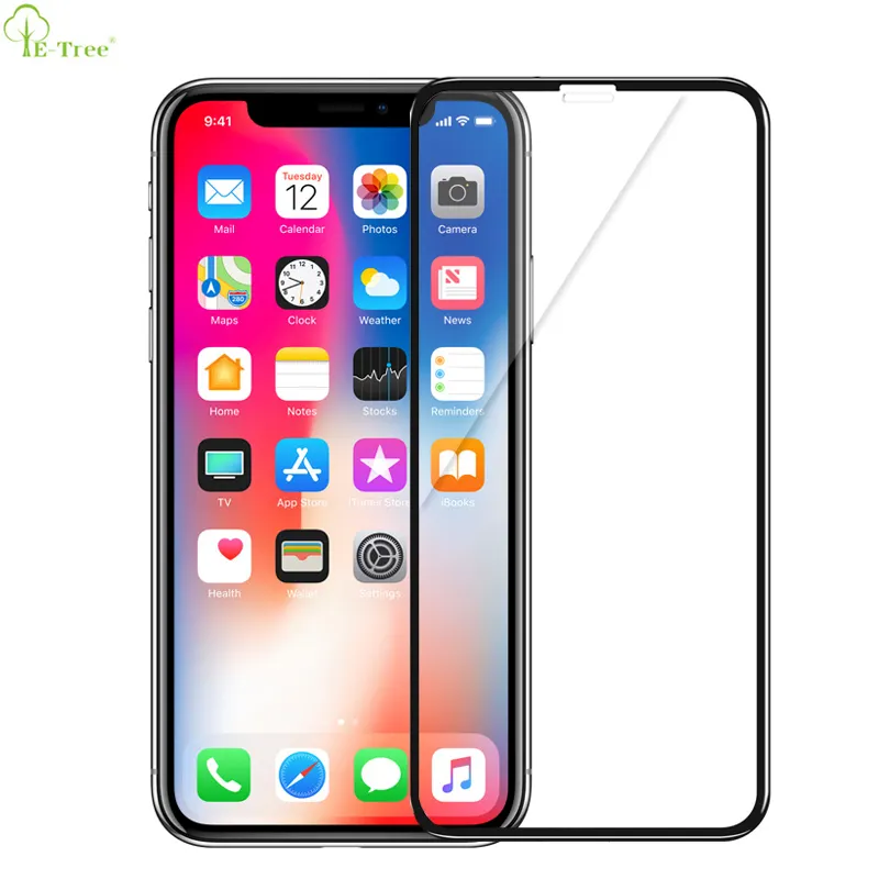 2018 Новый 3D весь экран гибкий закаленное стекло экрана протектор для iPhone X