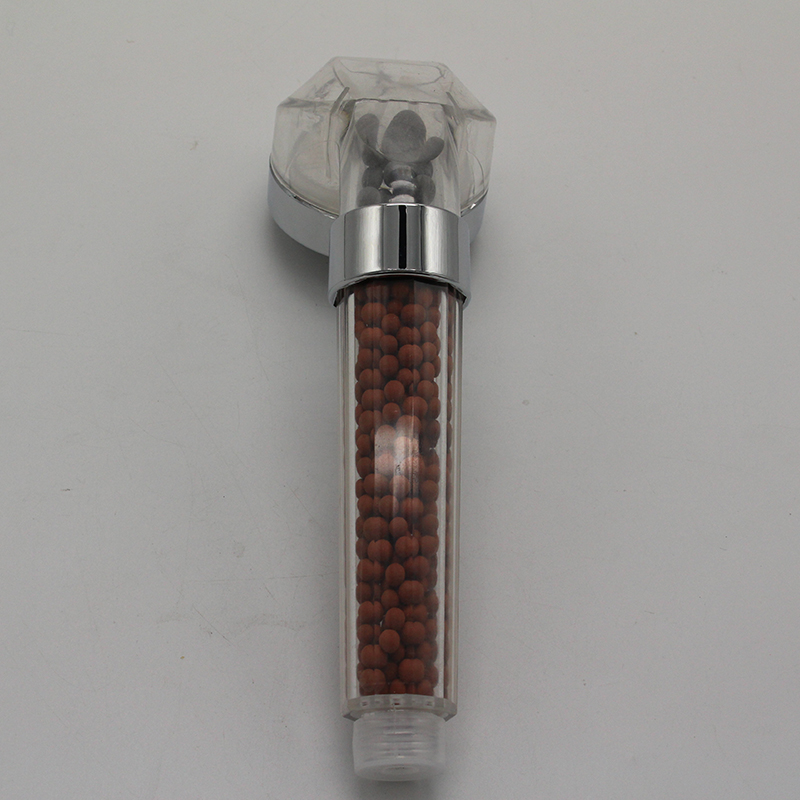 C-158-1 enhance pressure water saving shower head with negative ion
