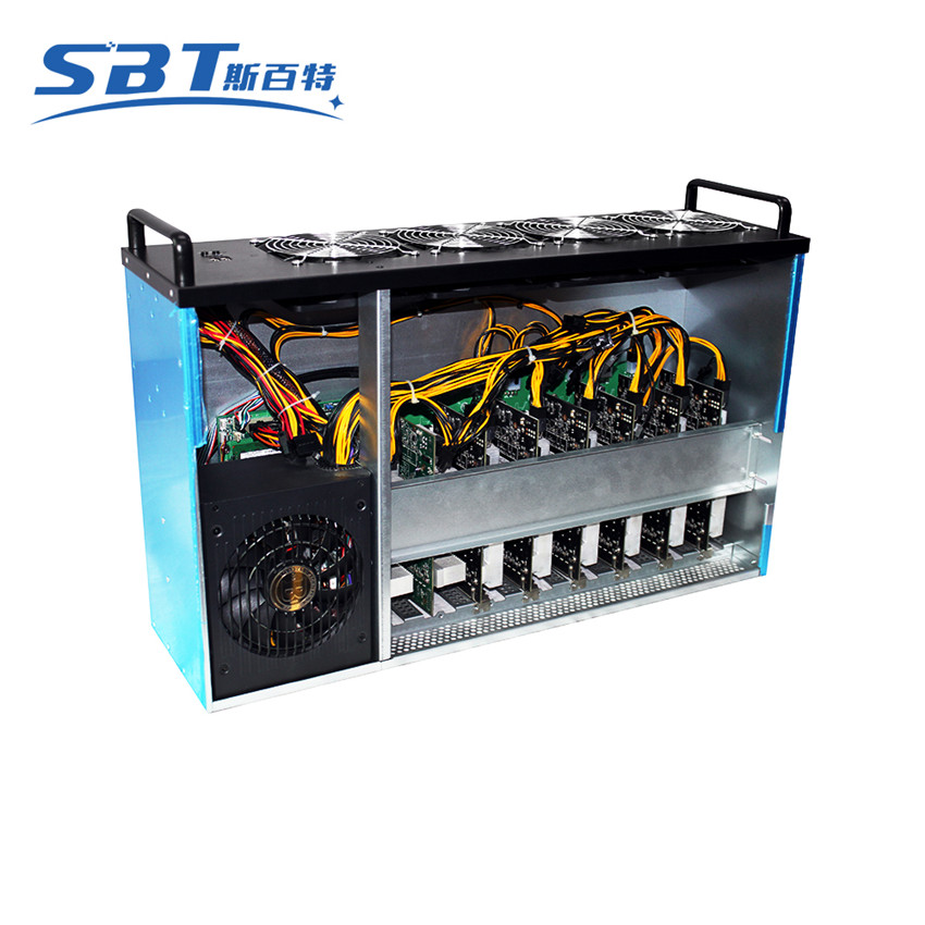 Computer ETH BCH Bitcoin Zcash Mining Rig machine gpu Ethereum miner for 8 gpu