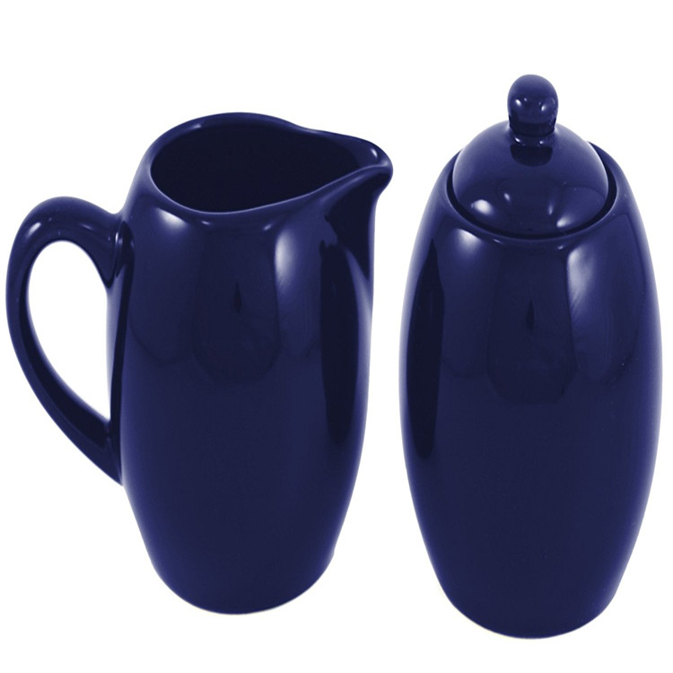 Ceramic Sugar Service Set with Lid