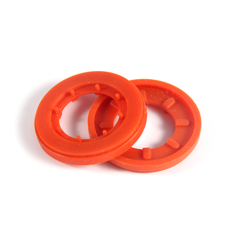 High temperature resistance orange silicone rubber washer