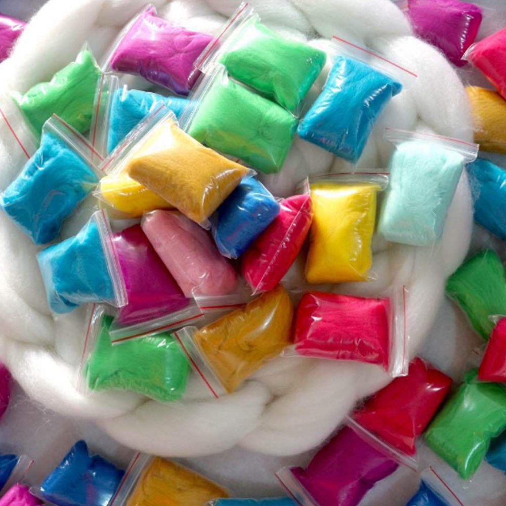 Needle felt wool kit merino wool yarn for DIY