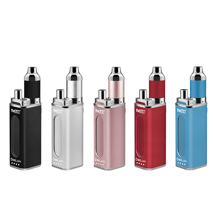 Самый популярный Yocan Delux 510 резьбовой аккумулятор cbd vape pen kit mini box mod