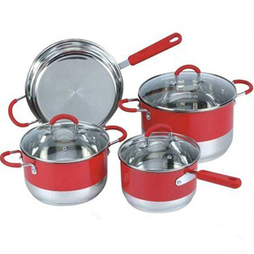 Hot Sale Stainless Steel Colorful Soup Pots for Kitchen Accessories Set