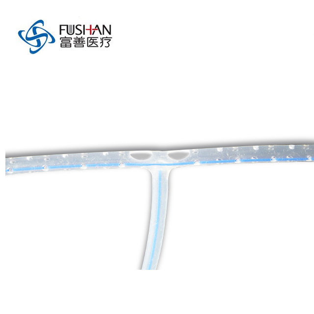 Silicone Disposable T-shaped Round Perforated Drainage Tube