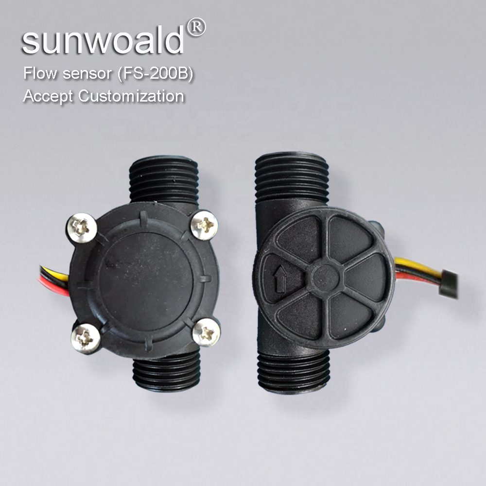Sunwoald G1/2 1 ~ 30L/мин зал магнитный датчик расхода воды пластиковые