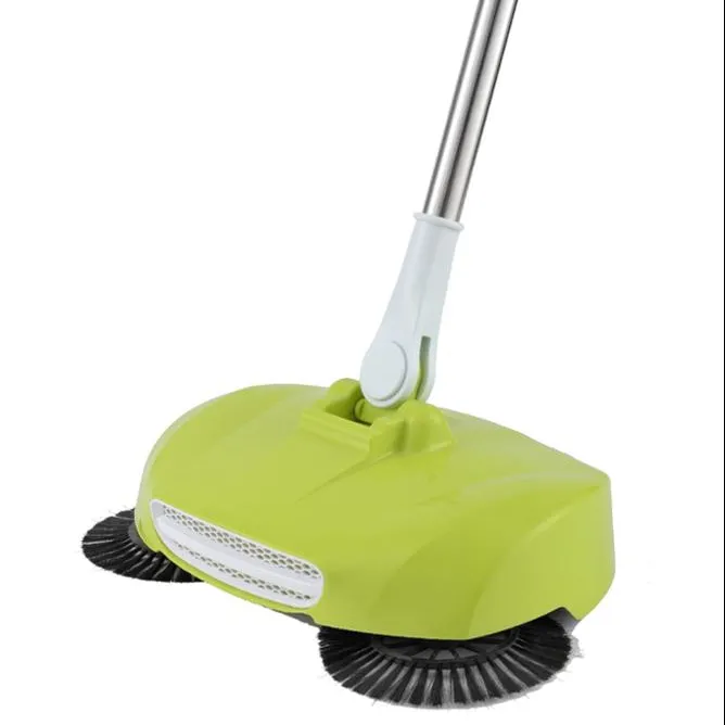Spin Cleaning Broom 360 Degree Swivel Manual Sweeper