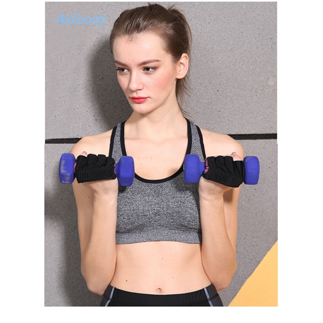 Перчатки для занятий йогой AKibody, Нескользящие, на полпальца