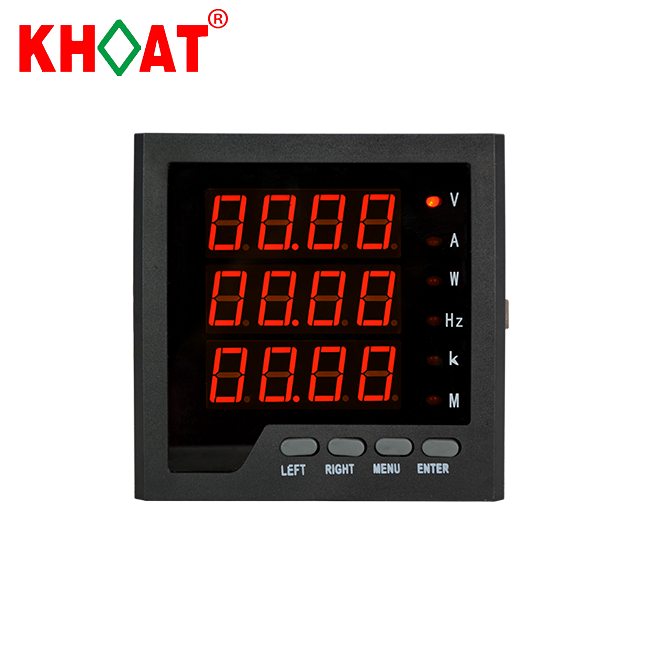 Измеритель мощности KHMPM, цифровой многофазный измеритель мощности RS485