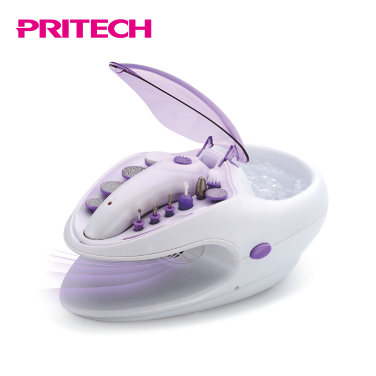 PRITECH Hom профессиональные инструменты для ухода за ногтями перезаряжаемый Электрический педикюр/Маникюрный набор для девочек