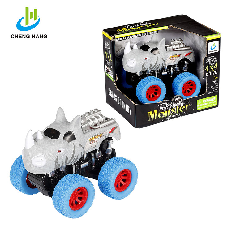 Shantou Миниатюрные модели автомобилей 4WD фрикционные животные игрушки милый монстр автомобиль игрушка рекламная модель оптовая продажа игрушки Китай
