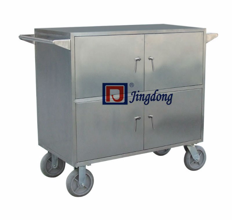 Hospital medical Stainless steel 304# multi-purpose trolley/cart
