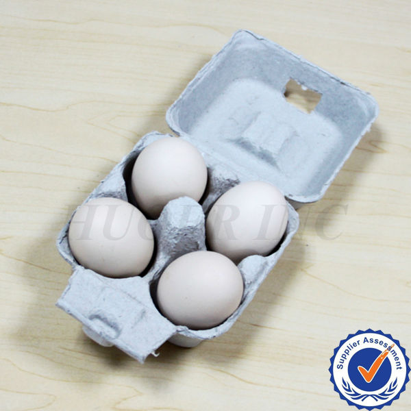 4 упаковки зеленых яиц