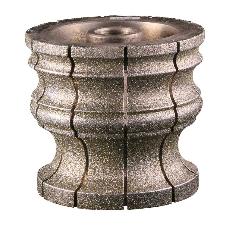 Шлифовальный круг Bullnose с мраморными краями, алмазный шлифовальный круг для камня