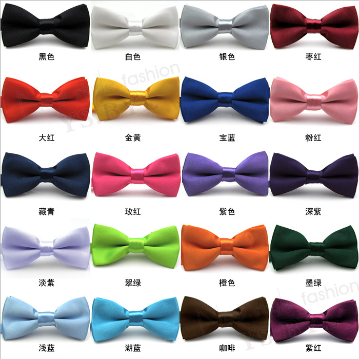 YY10108C новая школа моды твердые конфеты красочные bowtie галстук-бабочка для мальчиков для детей