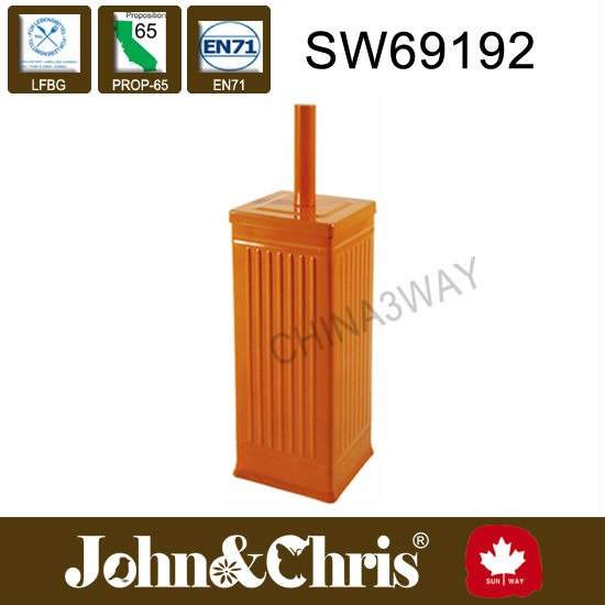 durable metal wall color painting seashell toilet brush holder