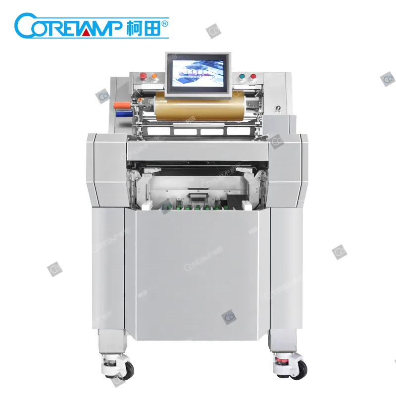 Coretamp Fruit vegetable Cling film tray wrapping machine