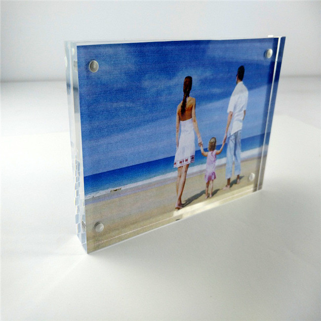 Crystal creative fashion transparent acrylic photo frame