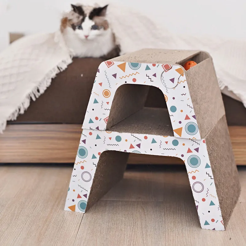 Wholesale Custom New Design Cat Scratcher Cardboard Interactive Cat Toys