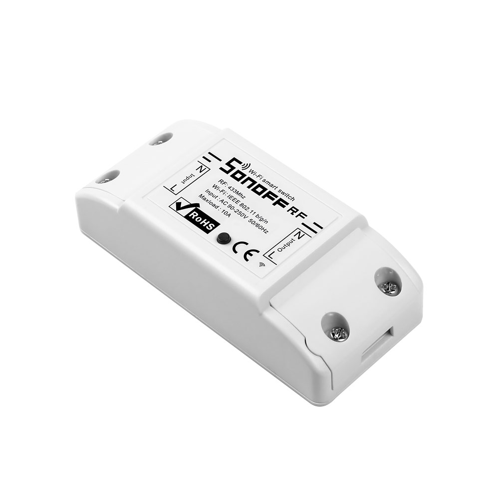 SONOFF RF 433 МГц WiFi умный с радиочастотным приемником, умный дистанционный беспроводной переключатель с голосовым управлением и таймером для умного дома