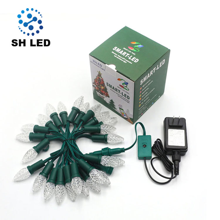 Epistar F8mm diсветодио дный P светодиодные водонепроницаемые огни светодио дный LED C9 Рождество для фейерверков свет