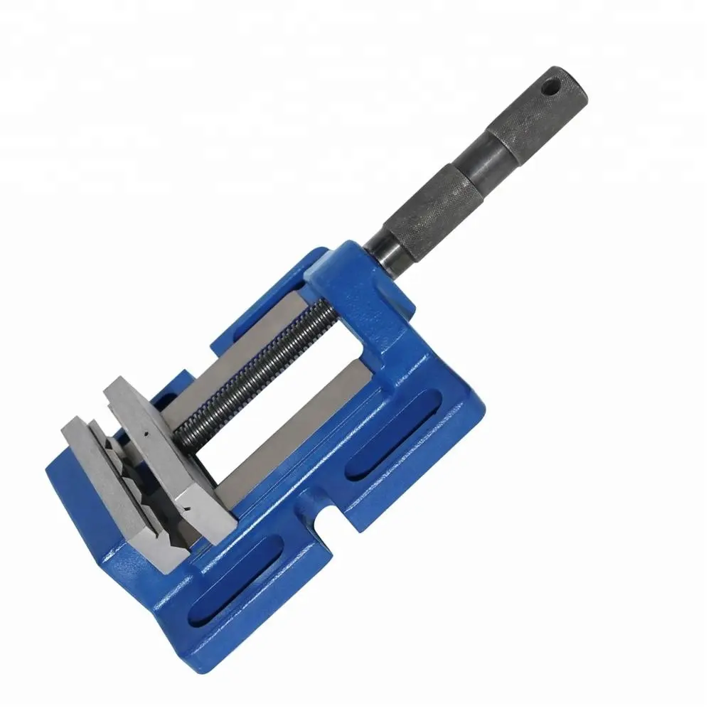 High quality Drilling Machine Vice with The Screw Rod Retracted into The Clamp