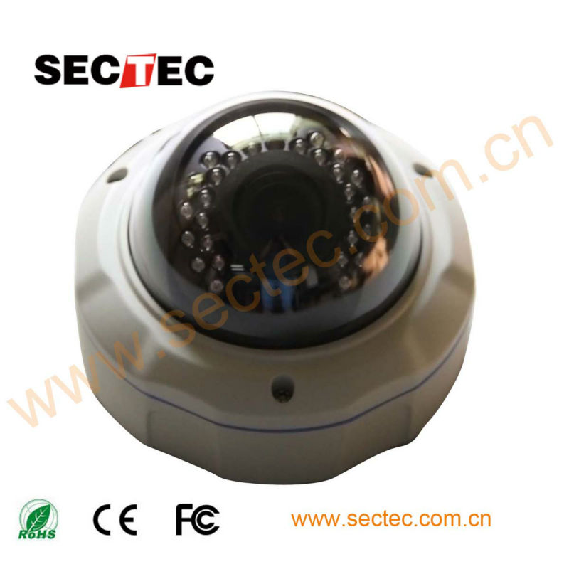 dome CCTV camera with varifocal lens