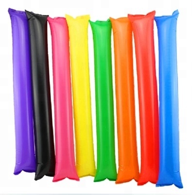 Низкая цена дешевые надувные Noisemaker Щупы для мангала PE многоцветный Cheering PartyThunder Stick